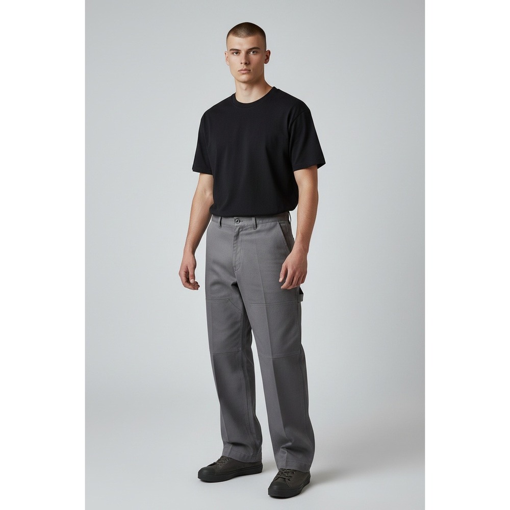 Dickies Flex Relaxed Straight Work Pants Charcoal Grey Mens 33x31 Utility
